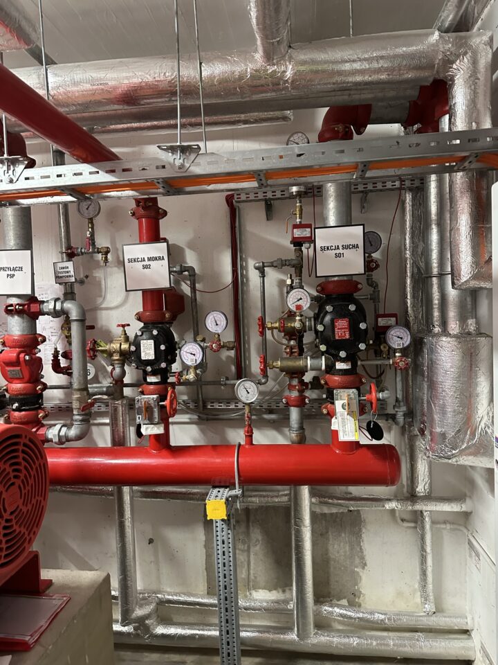 systemy tryskaczowe, systemy przeciwpożarowe